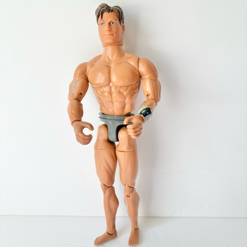 Vintage Mattel Max Steel 11.5” Superhero Figure Doll 1999‎